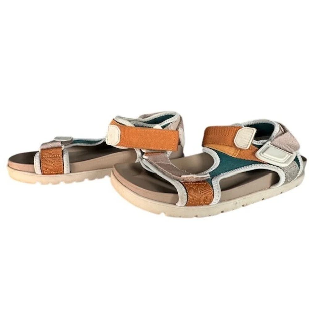 ZARA Kids Multi Color Strap Sporty Sandals‎ Size 3.5/euro 35